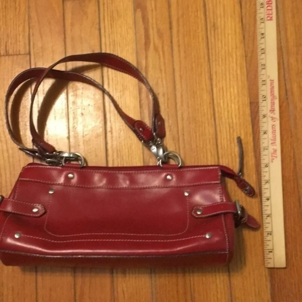 Emilie m. deep red‎ handbag